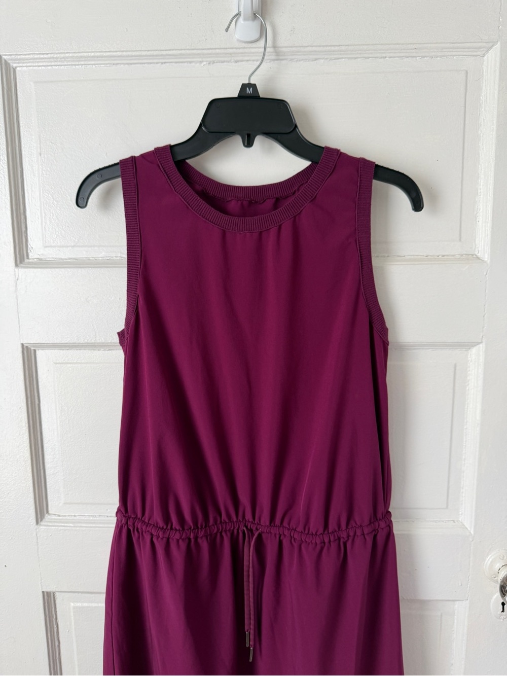 ATHLETA Rincon Dress Beach Plum Sleeveless Drawstring Cinch Waist Mini Sporty S - Picture 7 of 17